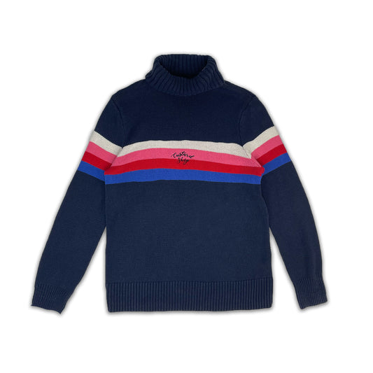 Custard Reclaimed Roll Neck Jumper | Size Small
