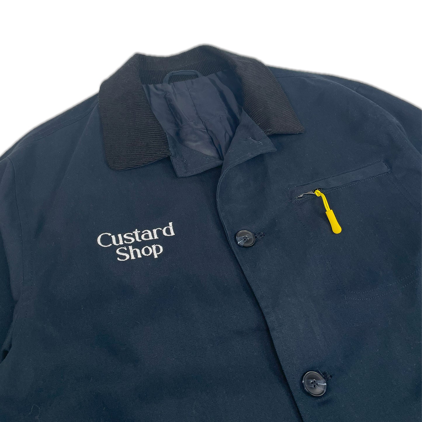 Custard Reclaimed Trench Jacket | Size Medium