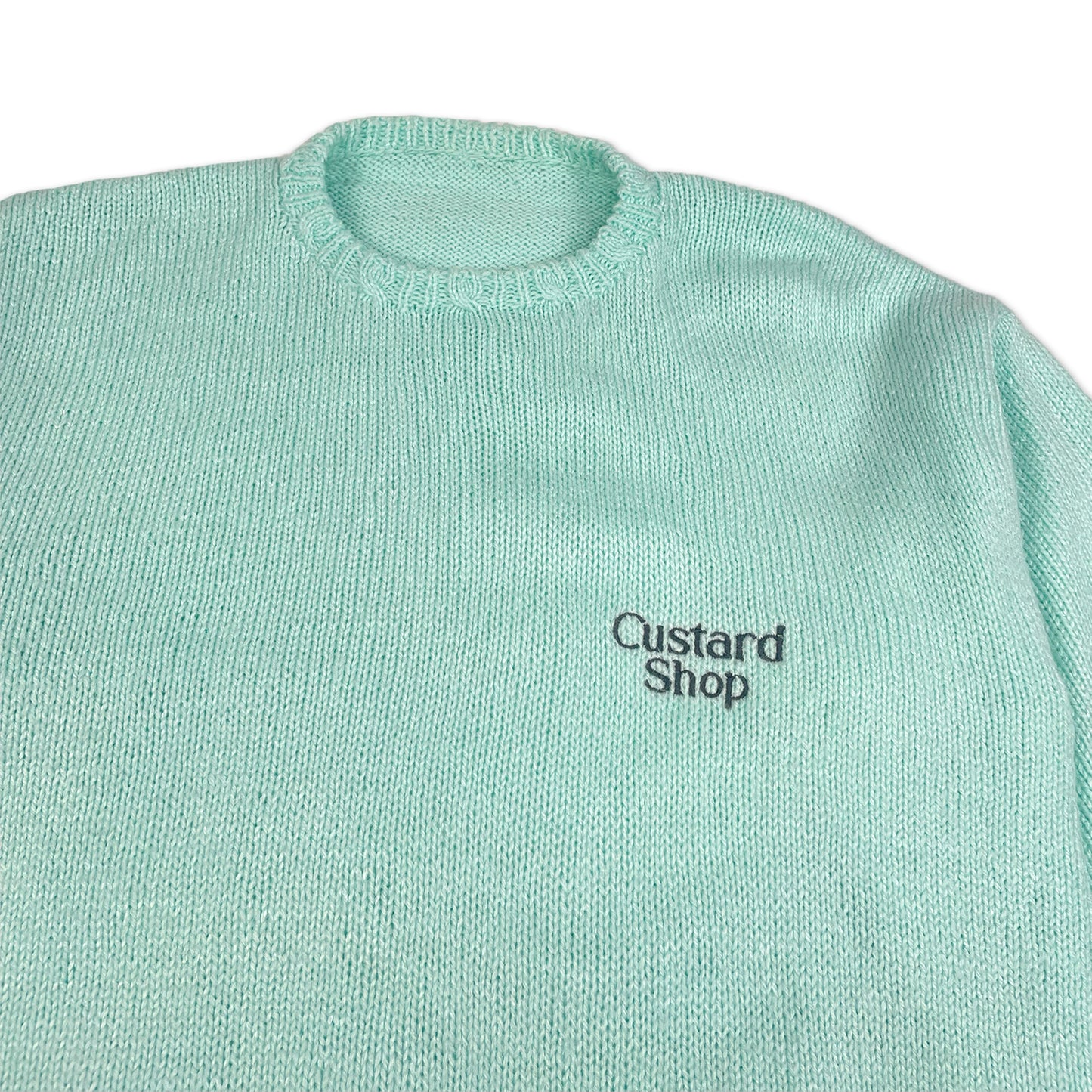 Custard Reclaimed Crew Neck Sweater | Size Small