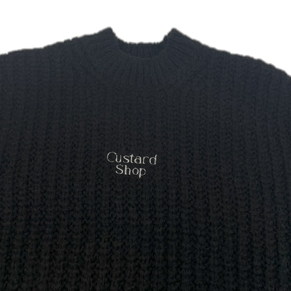 Custard Reclaimed Heavy Knit Sweater | Size Large