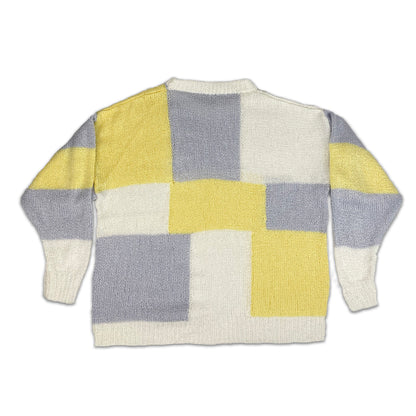 Custard Reclaimed Patterned Jumper | Size Small