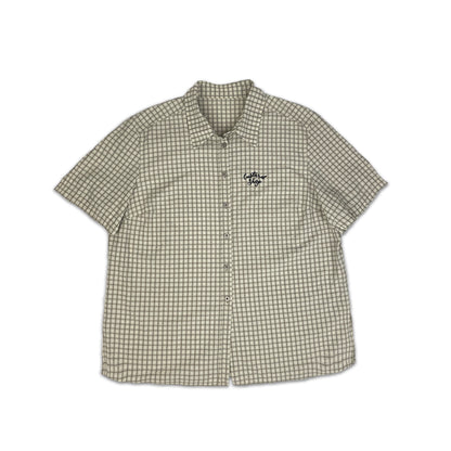Custard Reclaimed Cheesecloth Shirt | Size Medium