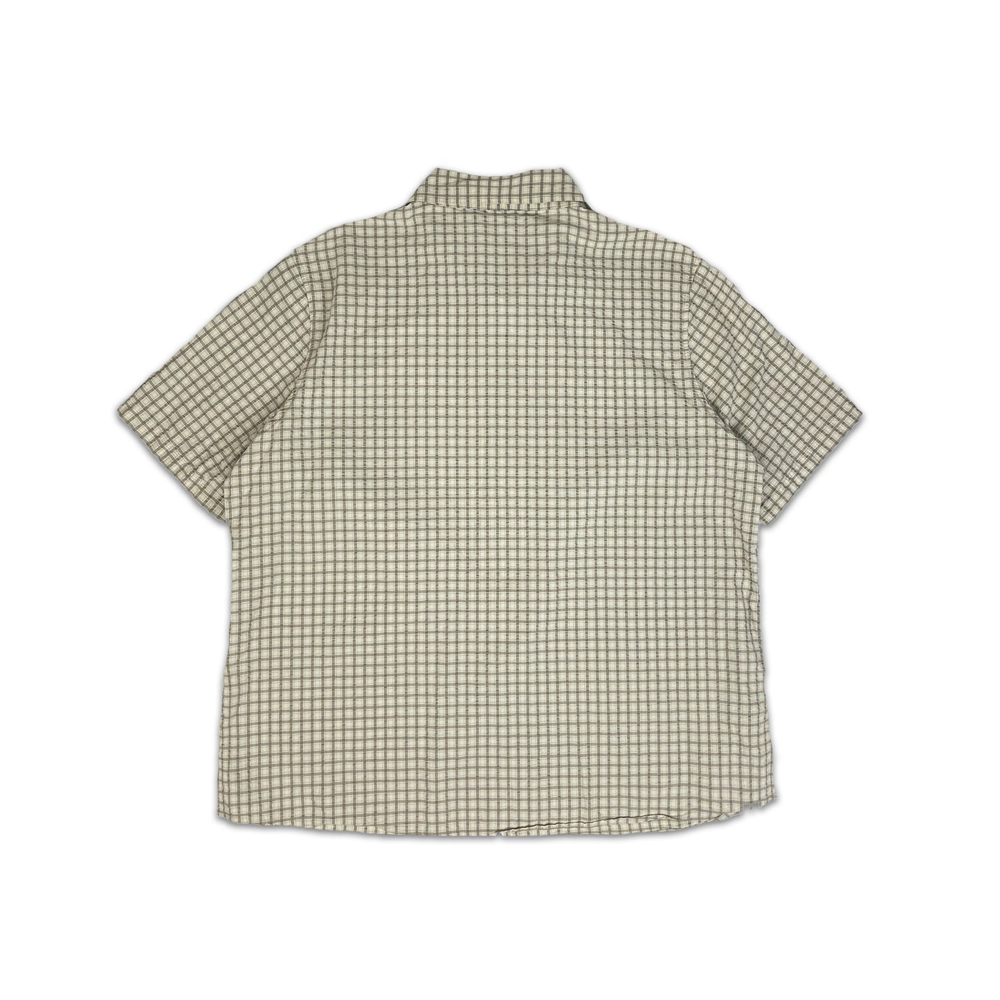 Custard Reclaimed Cheesecloth Shirt | Size Medium