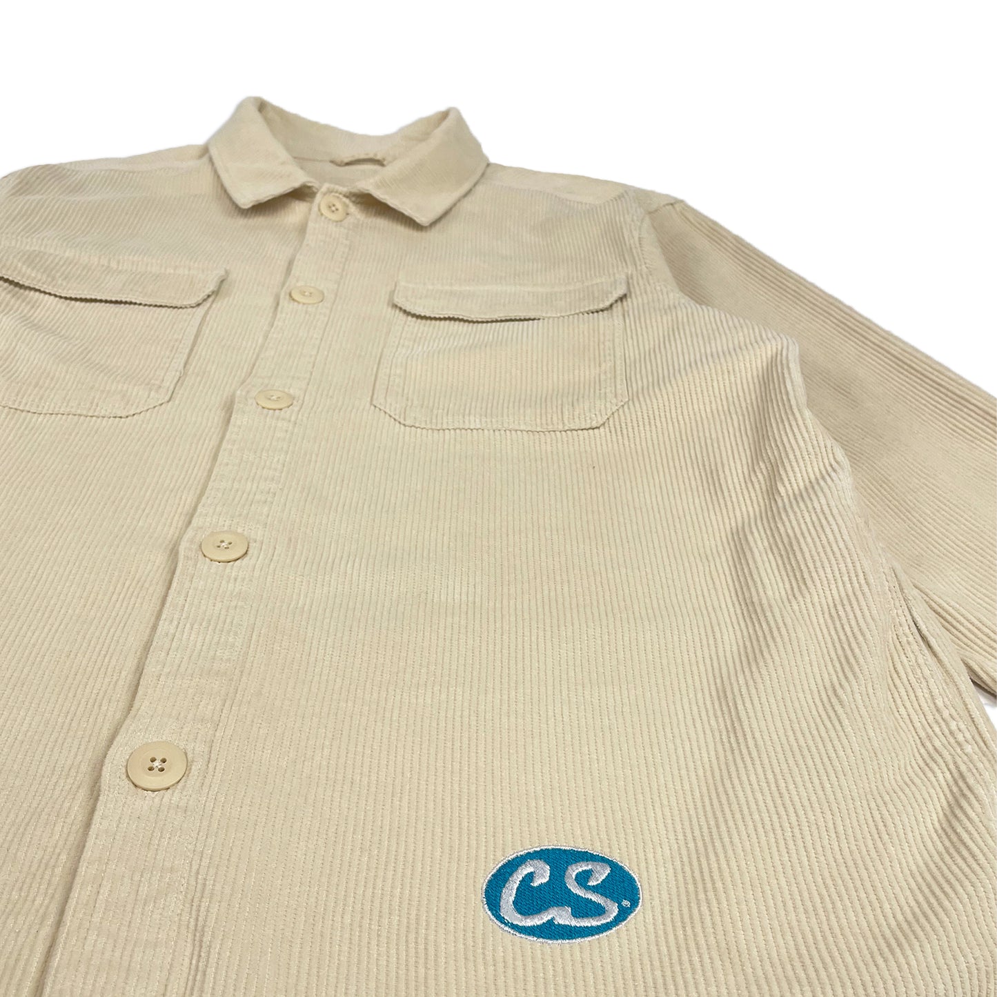 Custard Reclaimed Overshirt | Size X-Large