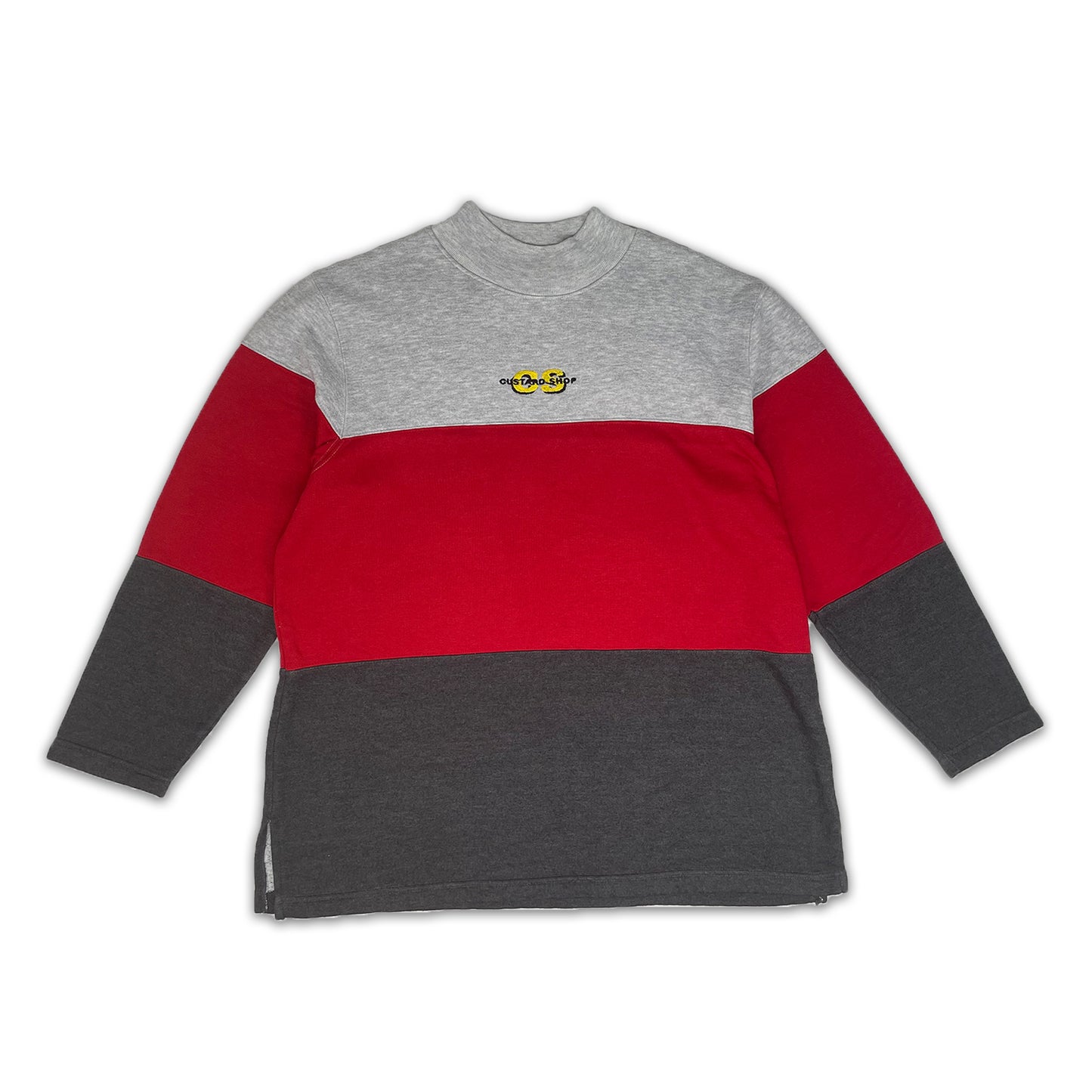Custard Reclaimed Striped Sweatshirt | Size Medium