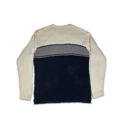 Custard Reclaimed Stripe Sweatshirt | Size Large