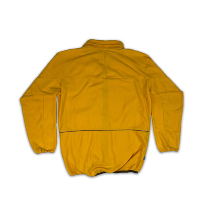 Custard Reclaimed Yellow Full-Zip Fleece | Size Large