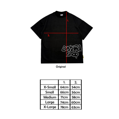 Heavyweight Liquid Print T-Shirt | Black