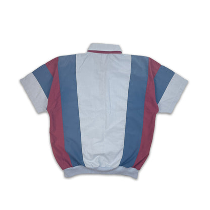 Custard Reclaimed Striped Polo Shirt | Size Medium