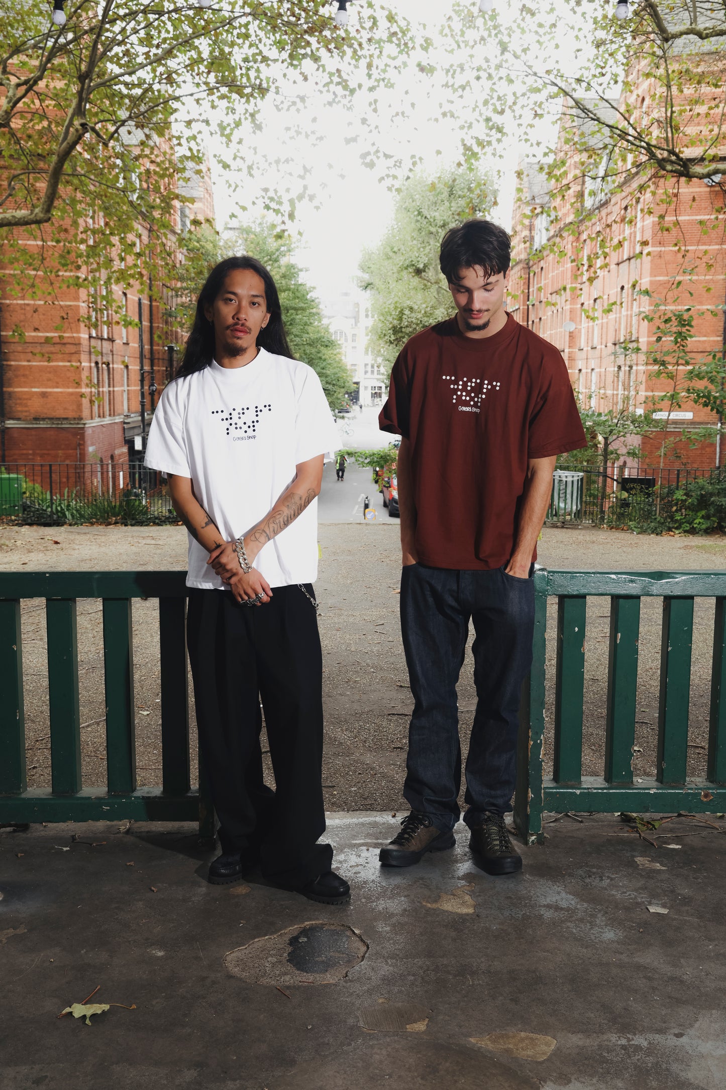 Lightweight Braille T-Shirt | White