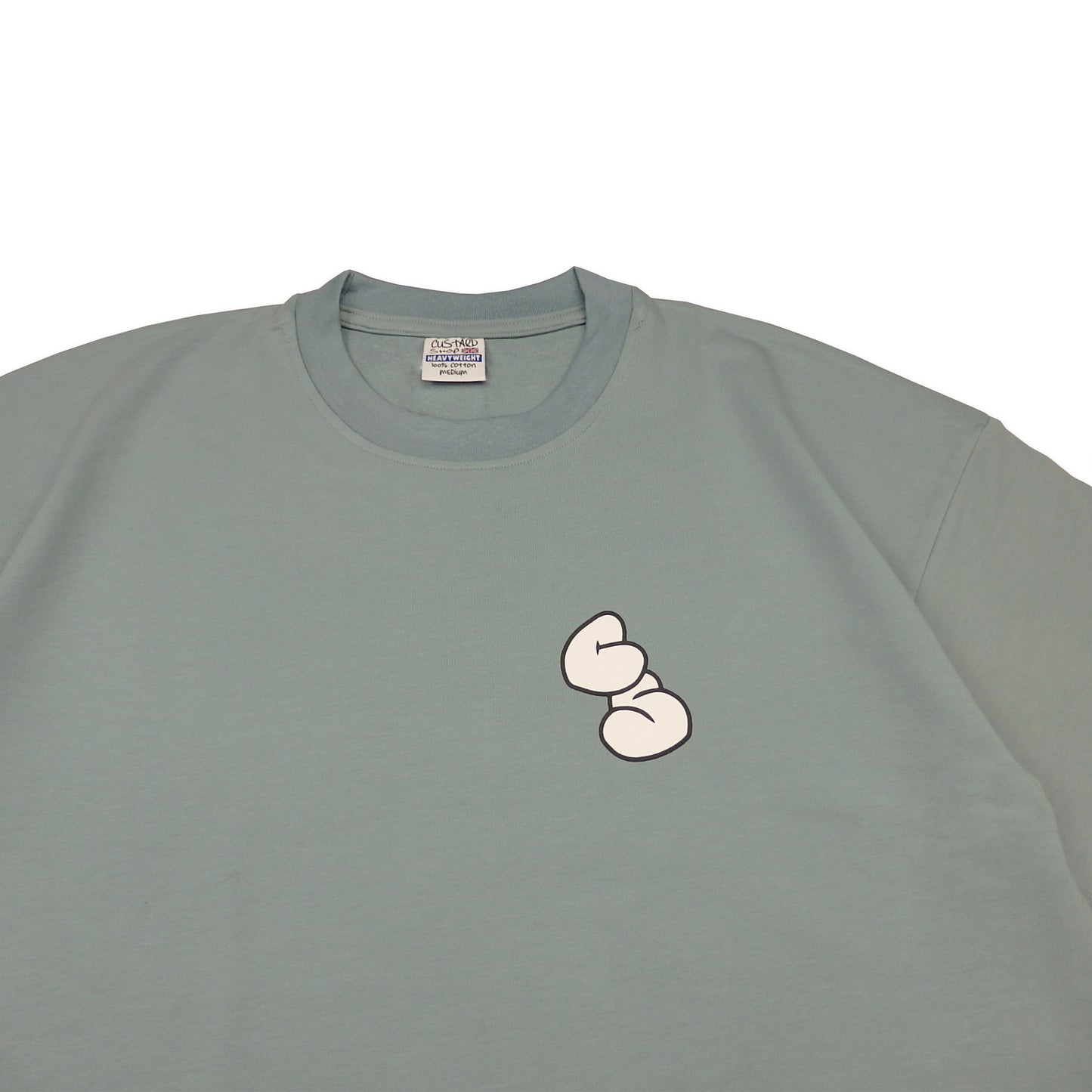 Heavyweight Tag Print Tee | Aloe Green