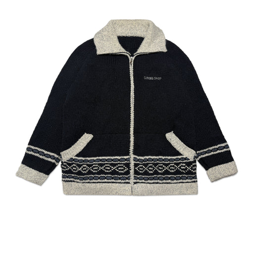 Custard Reclaimed Pattern Jumper | Size X-Large