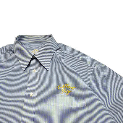 Custard Reclaimed Blue Check Shirt | Size Large