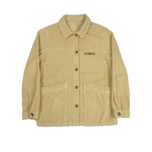 Custard Reclaimed Beige Corduroy Jacket | Size Small