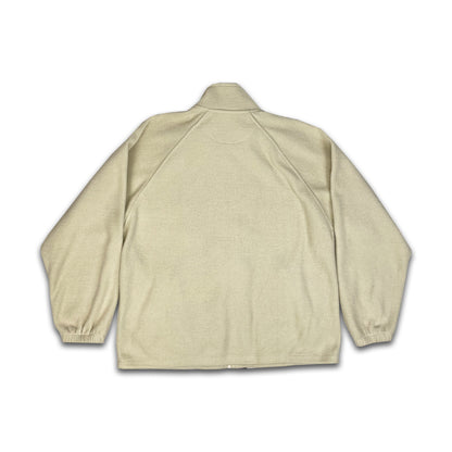 Custard Reclaimed Cream Full-Zip Fleece | Size Large