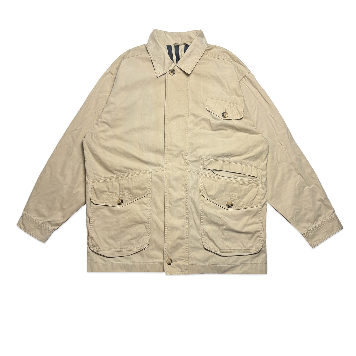 Custard Reclaimed Zip-up Jacket | Size Large