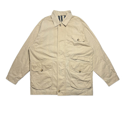 Custard Reclaimed Zip-up Jacket | Size Large