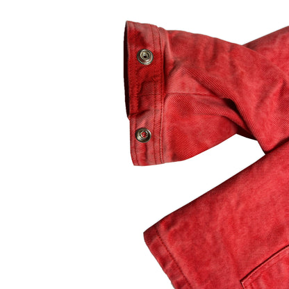 Berwick Boxy Chore Jacket | Acid Wash Red