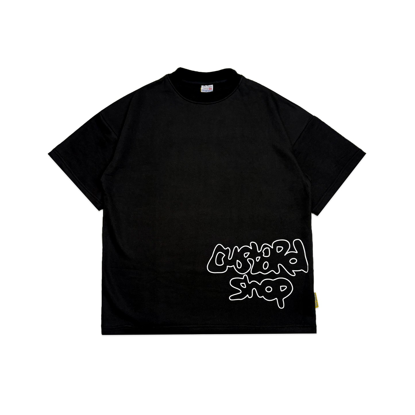 Heavyweight Liquid Print T-Shirt | Black