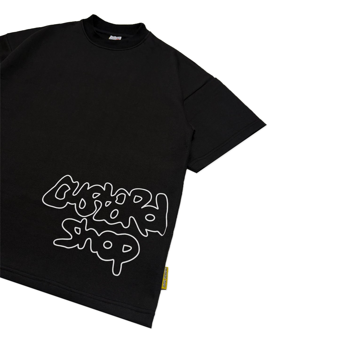 Heavyweight Liquid Print T-Shirt | Black