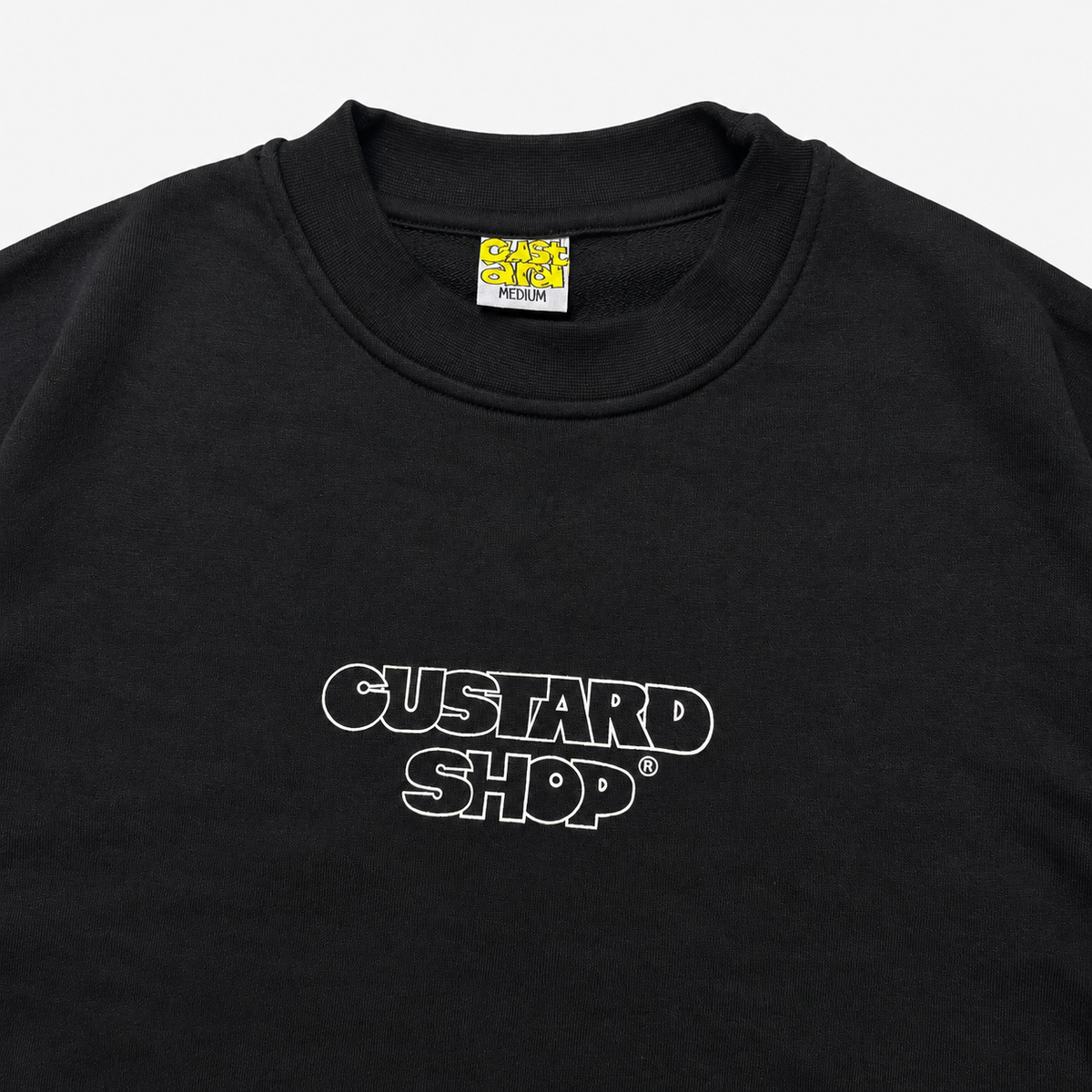 Heavyweight Block Print T-Shirt | Black