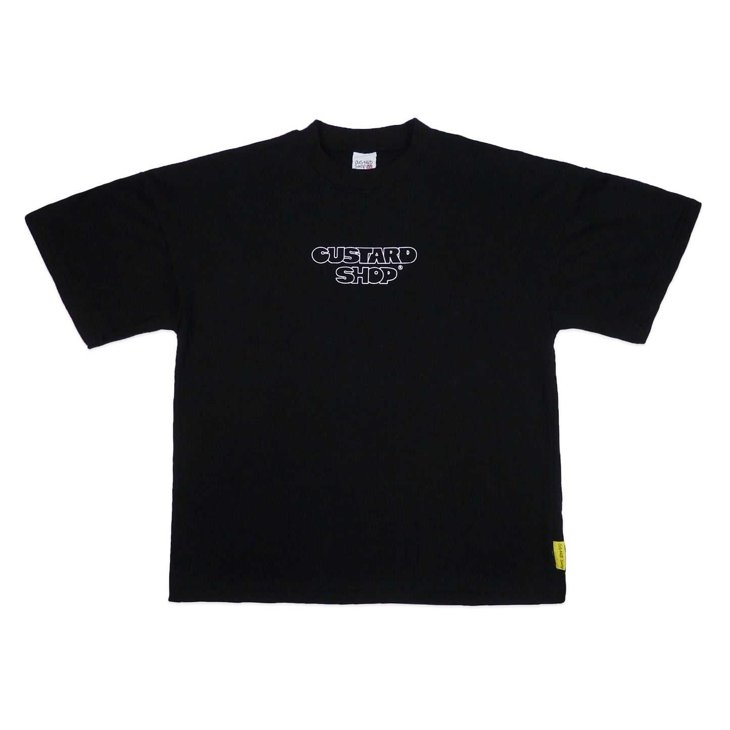 Heavyweight Block Print T-Shirt | Black