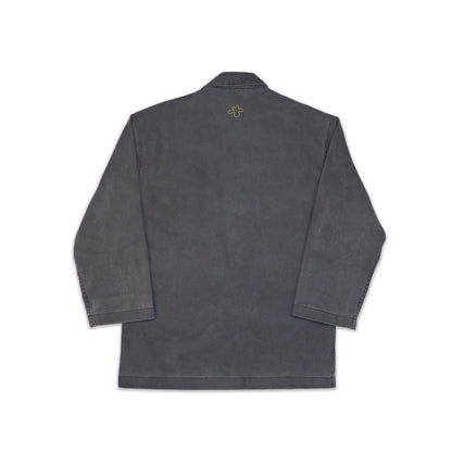 Custard Reclaimed Grey Chore Workers Jacket | Size Large
