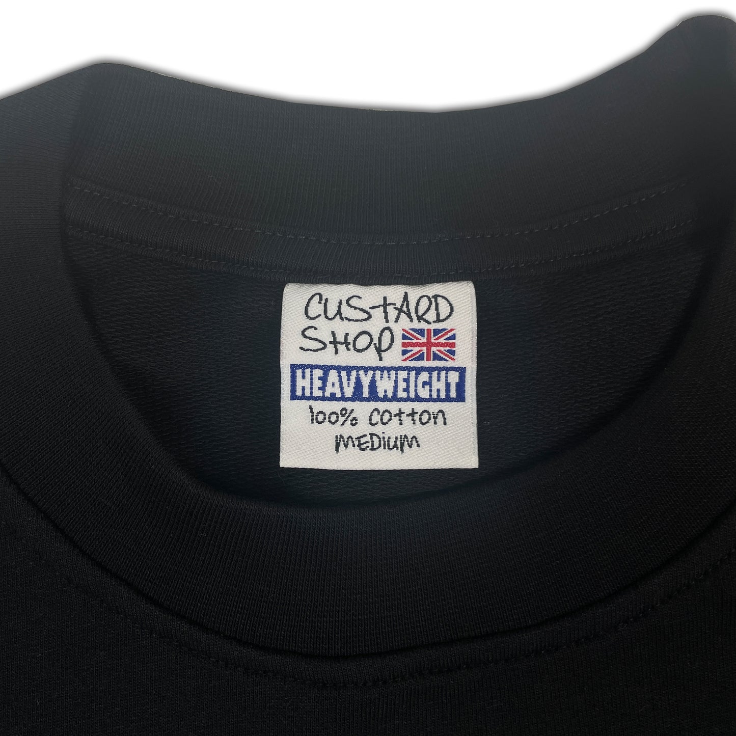 Heavyweight Embroidered Logo T-Shirt | Black