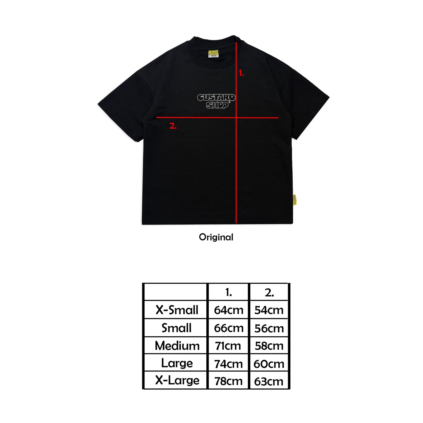 Heavyweight Block Print T-Shirt | Black