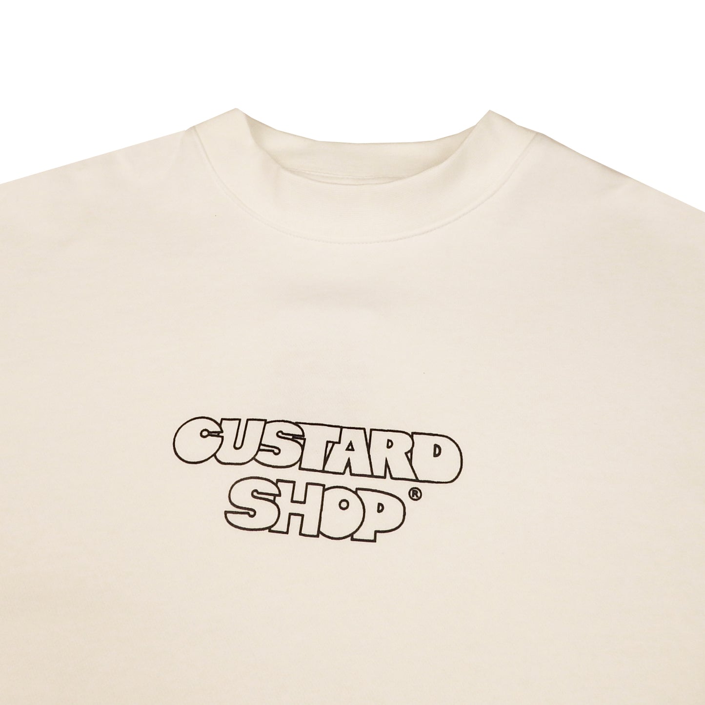 Heavyweight Block Print T-Shirt | White