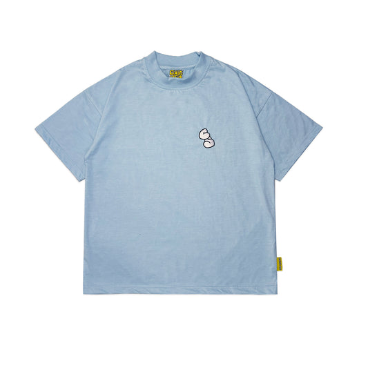 Lightweight Graffiti Embroidered T-Shirt | Blue