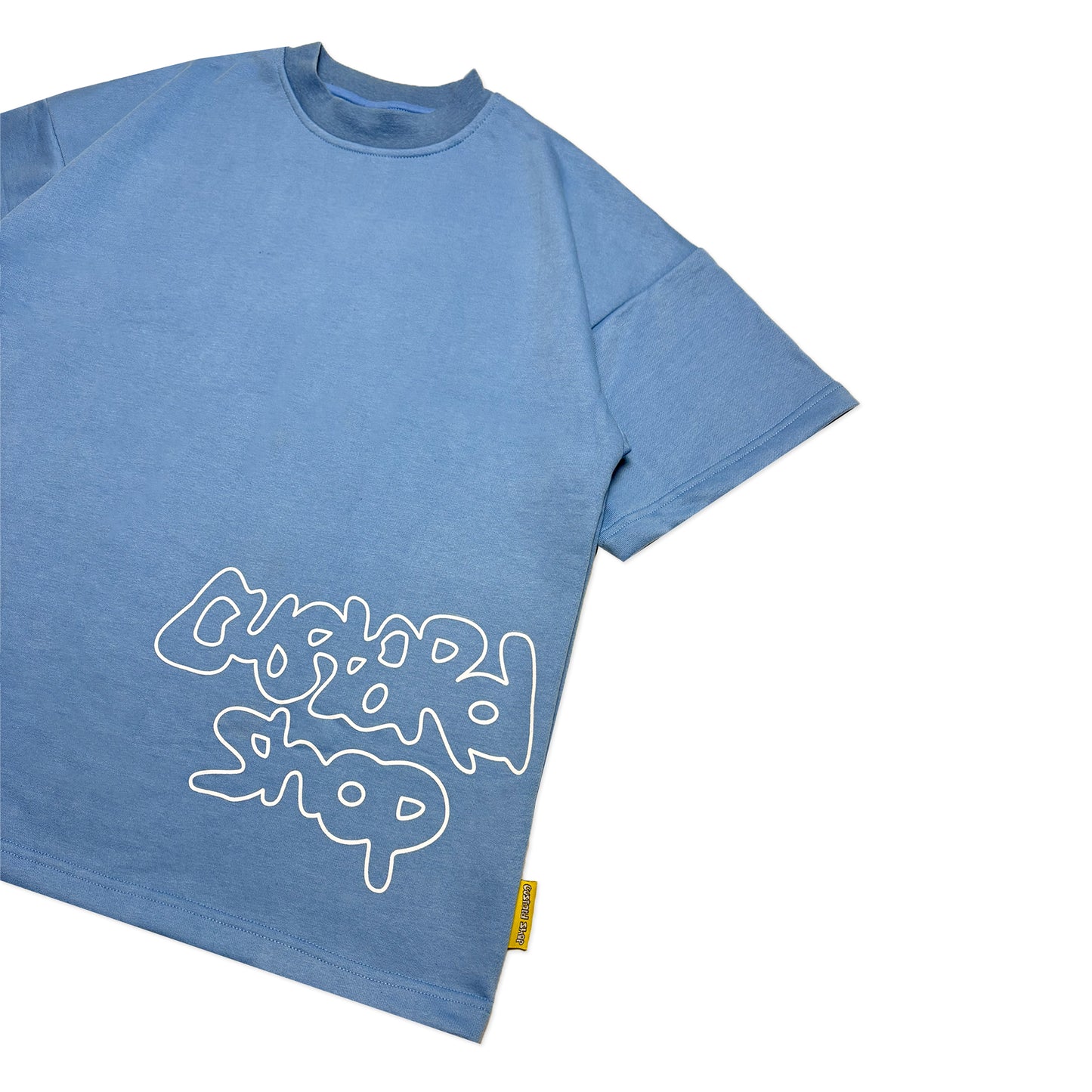 Heavyweight Liquid Print T-Shirt | Blue