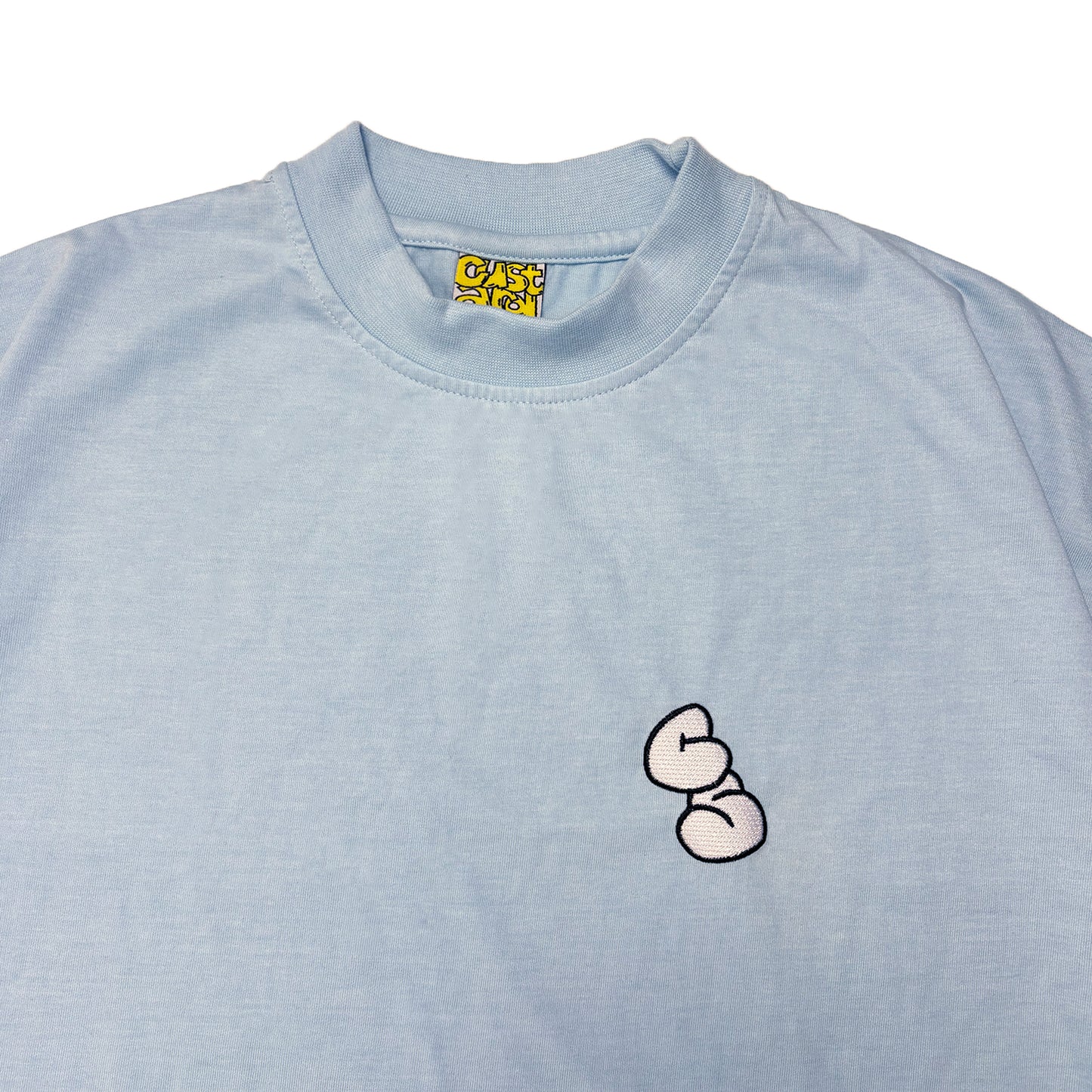Lightweight Graffiti Embroidered T-Shirt | Blue