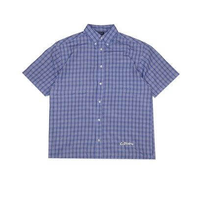 Custard Reclaimed Check Shirt | Size Large