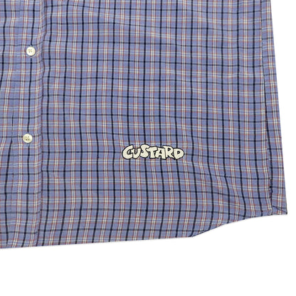 Custard Reclaimed Check Shirt | Size Large