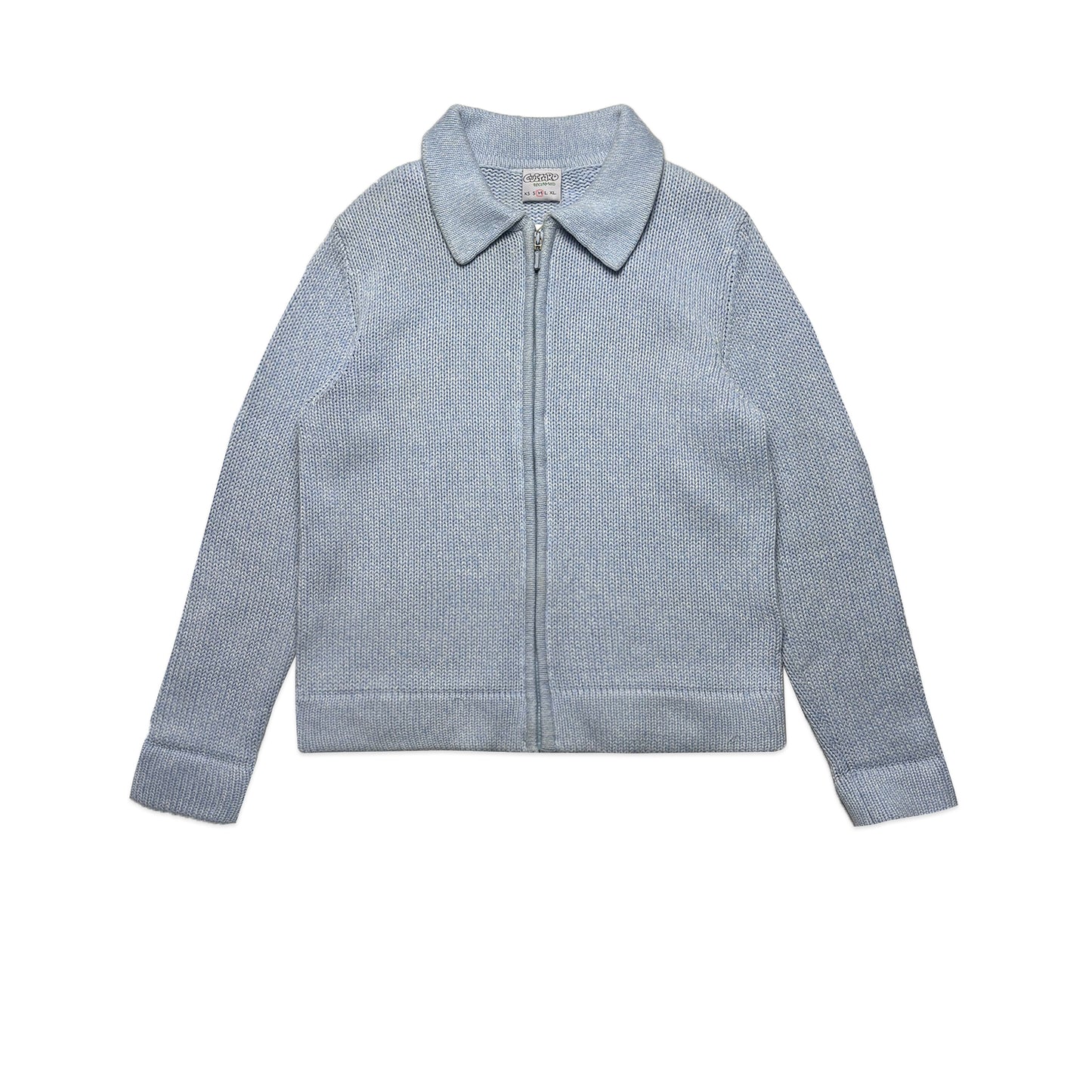 Custard Reclaimed Zip-up Cardigan | Size Medium