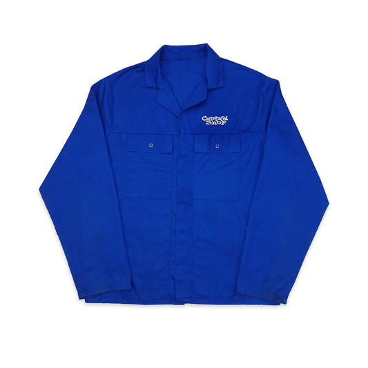 Custard Reclaimed Blue Workers Chore Jacket | Size Medium