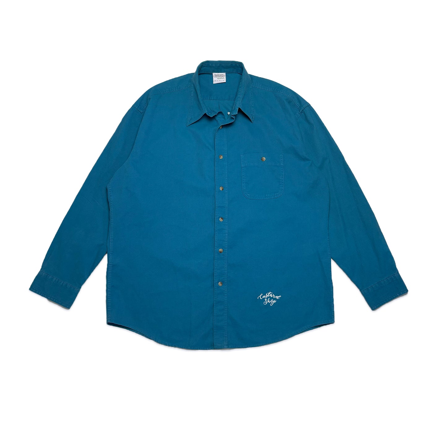 Custard Reclaimed Light Blue Shirt | Size Large