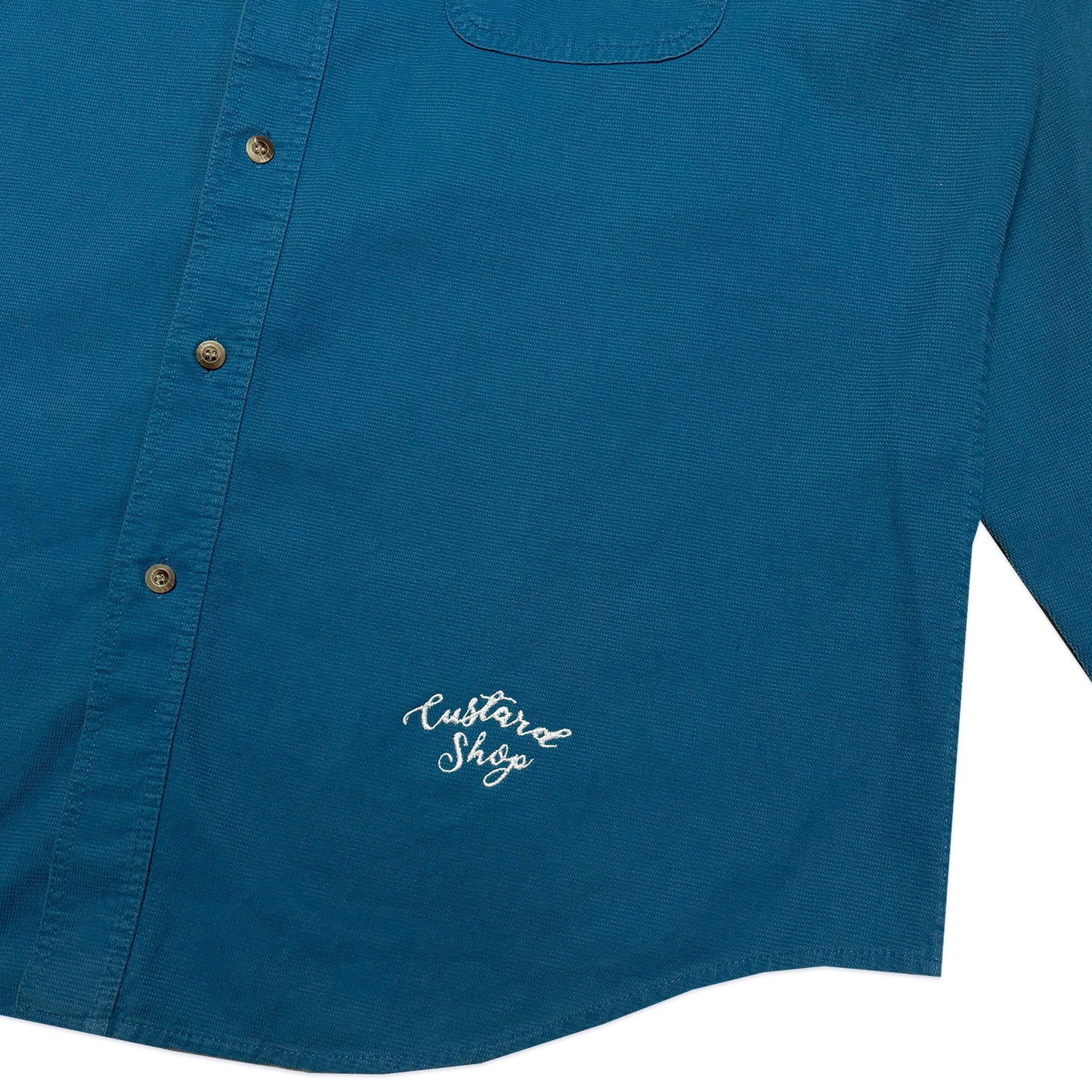 Custard Reclaimed Light Blue Shirt | Size Large