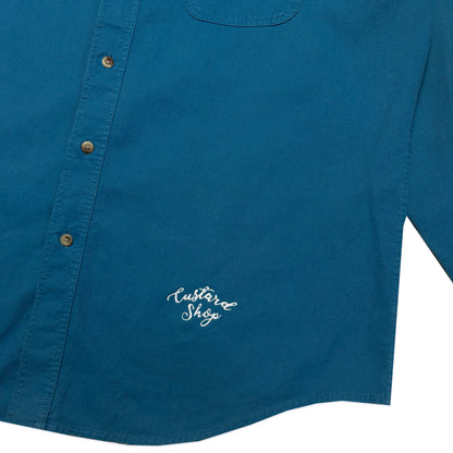 Custard Reclaimed Light Blue Shirt | Size Large
