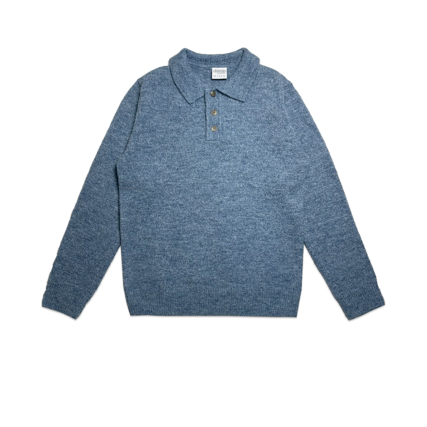 Custard Reclaimed Knit Polo | Size Large