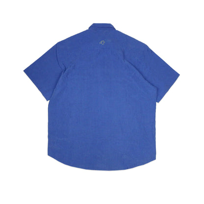 Custard Reclaimed Blue Check Shirt | Size Medium