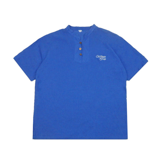 Custard Reclaimed Button Shirt | Size Medium