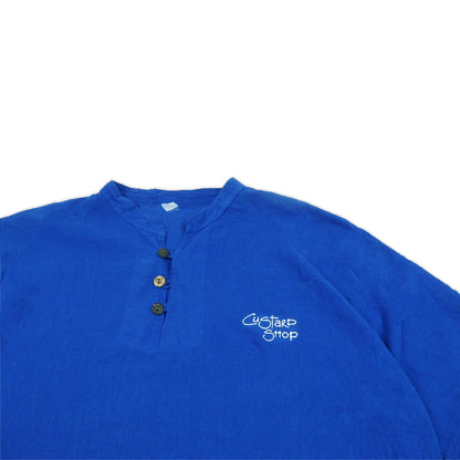 Custard Reclaimed Button Shirt | Size Medium