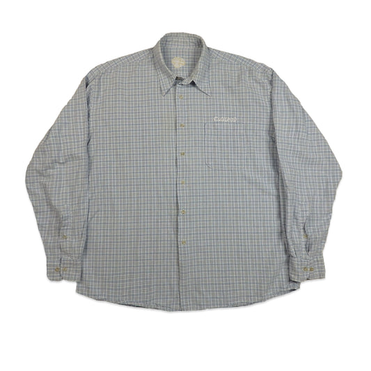 Custard Reclaimed Check Shirt | Size X-Large
