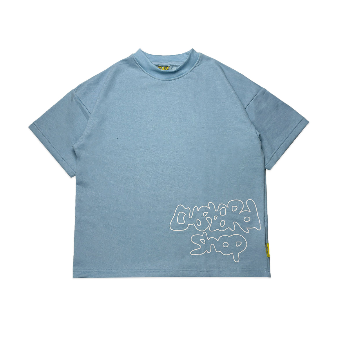Heavyweight Liquid Print T-Shirt | Blue