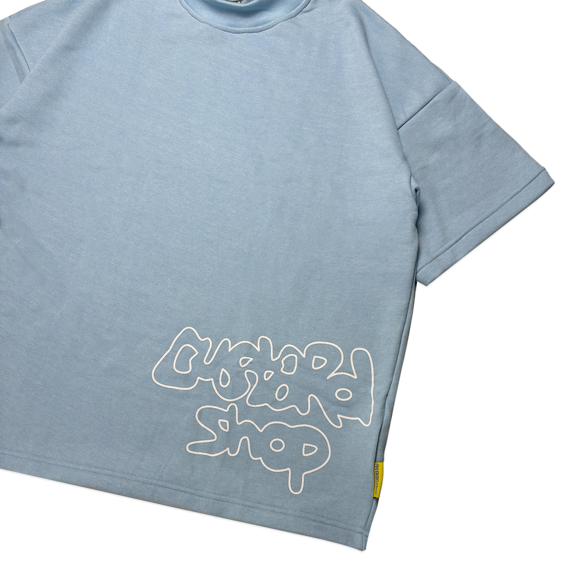 Heavyweight Liquid Print T-Shirt | Blue