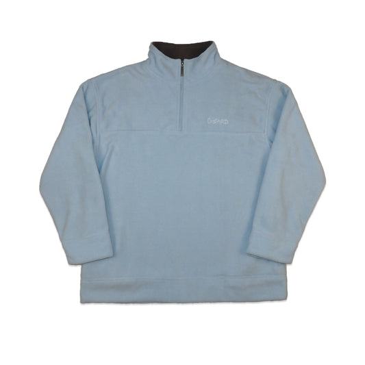 Custard Reclaimed Blue 1/4 Zip Jumper | Size Medium