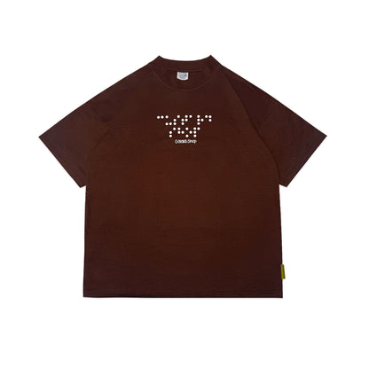 Lightweight Braille T-Shirt | Brown
