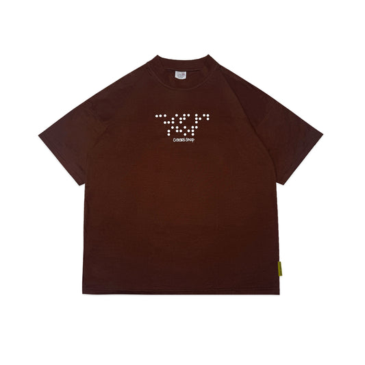 Lightweight Braille T-Shirt | Brown